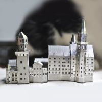 3D пазл из металла Замок Нойшванштайн